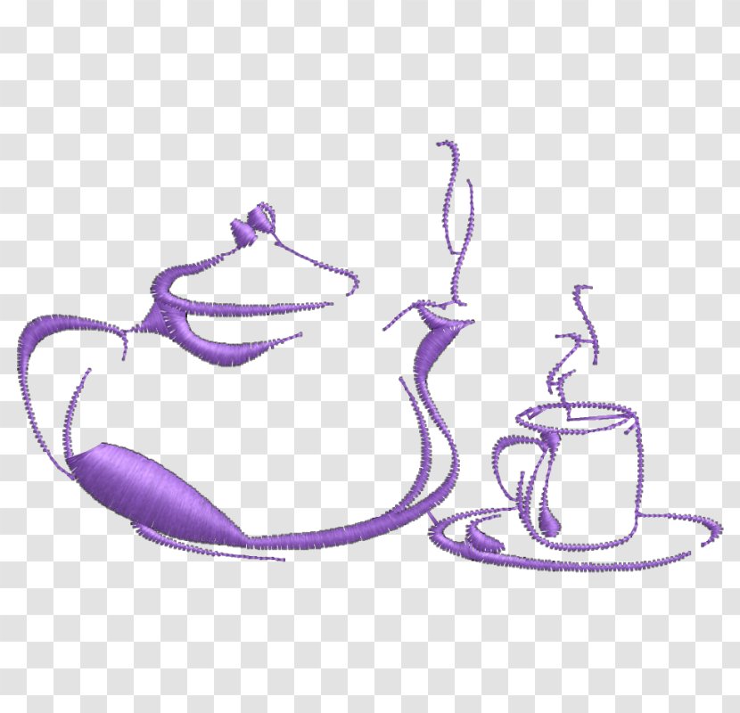 Kettle Tea Clip Art - Purple Transparent PNG