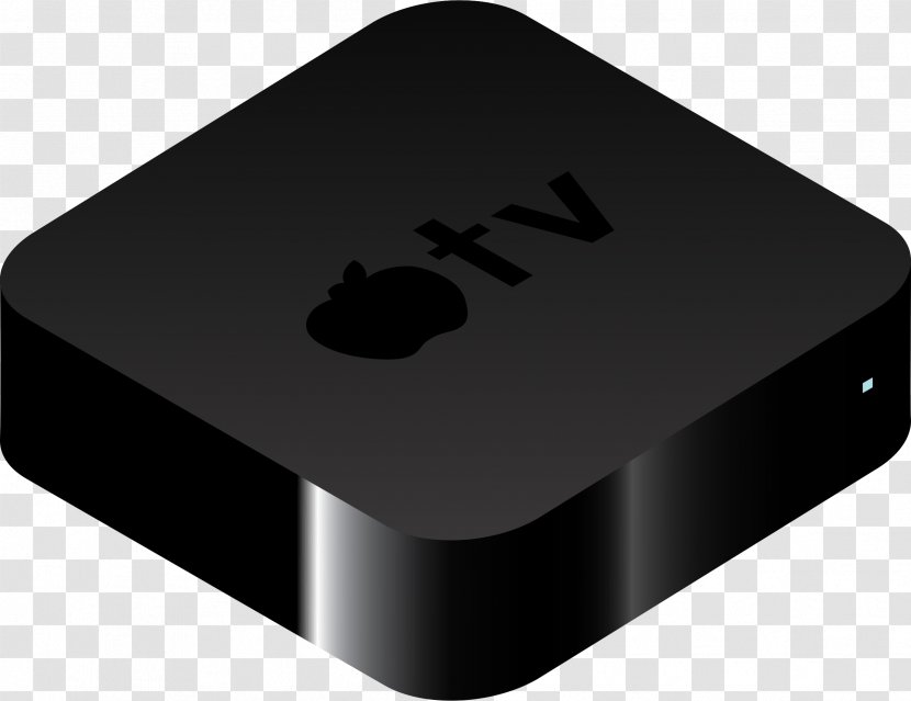 Apple TV Set-top Box Television - Itunes - Playing Transparent PNG