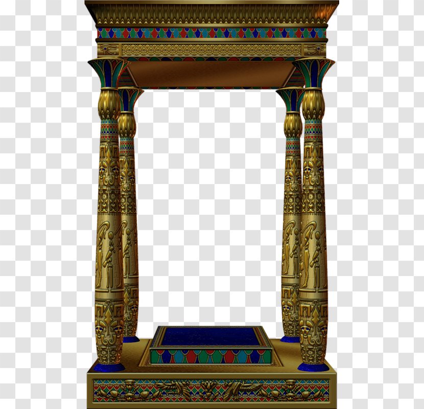 Ancient Egypt Clip Art - Column - Egyptian Style Small Pavilion Transparent PNG