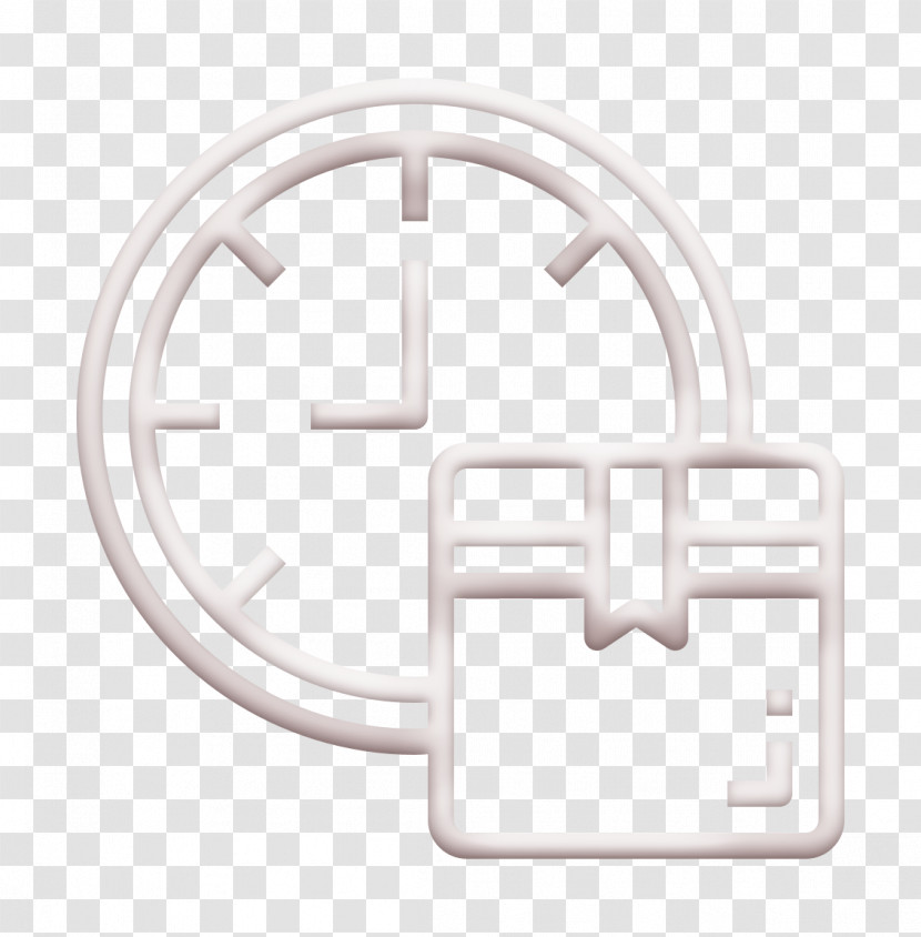 Logistic Icon Clock Icon Transparent PNG