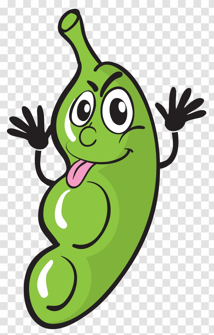 Snow Pea Royalty-free Clip Art - Amphibian - Grandson Green Peas Transparent PNG