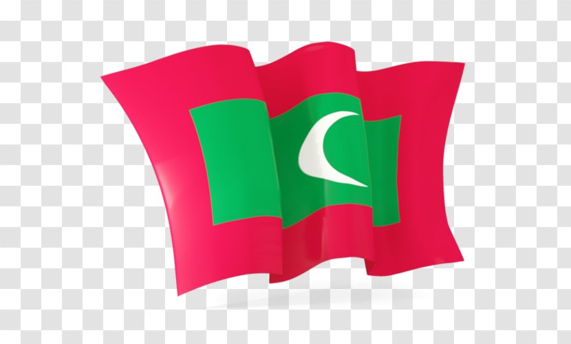Flag Of The Maldives - Flags Fluttering Transparent PNG