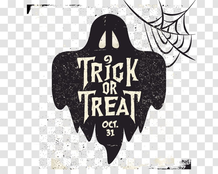 Halloween Ghost Trick-or-treating - Brand - Vector Ghosts Transparent PNG