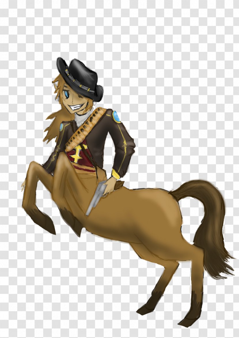 Mustang Mane Cowboy Hat Pony Halter - Horse Transparent PNG