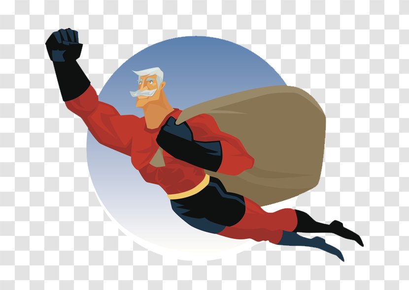 Cartoon Drawing Illustration - Animation - Superman With A Beard Transparent PNG