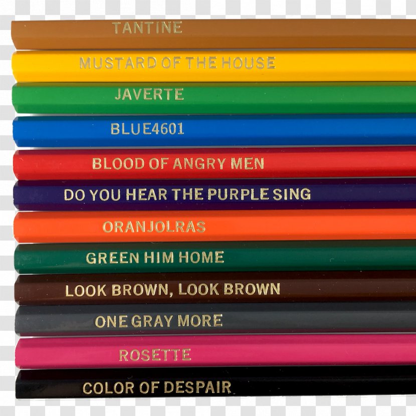 Colored Pencil Les Misérables Musical Theatre Transparent PNG