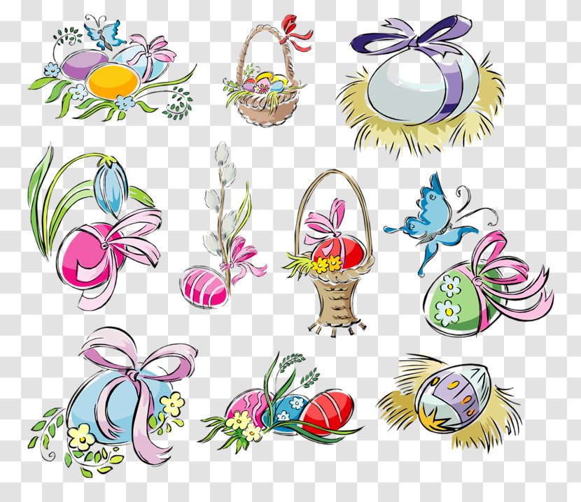 Easter Egg Drawing Child Art Cross-stitch Transparent PNG