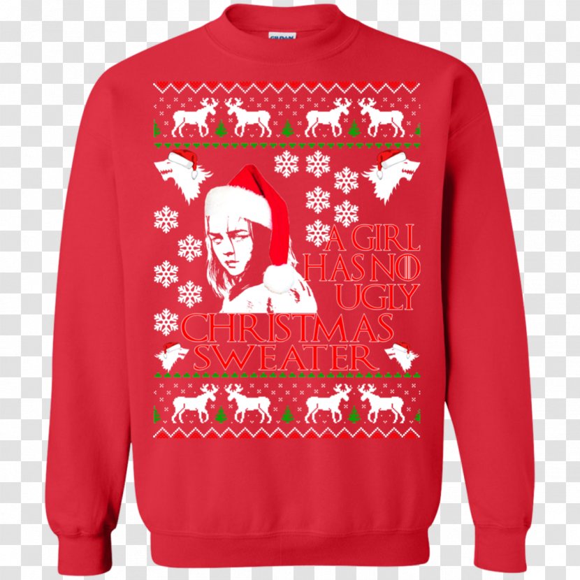 Christmas Jumper T-shirt Hoodie Sweater - Bluza Transparent PNG
