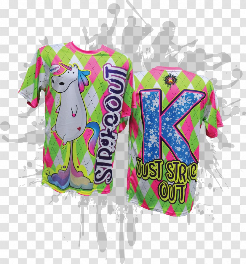 Strikeout Jersey Softball MLB - Baseball - Unicorn Magic Transparent PNG