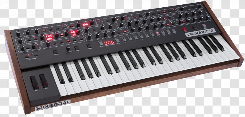 Sequential Circuits Prophet-5 Prophet '08 Studio 440 Sound Synthesizers - Dave Smith Instruments - Guitar Piano Transparent PNG