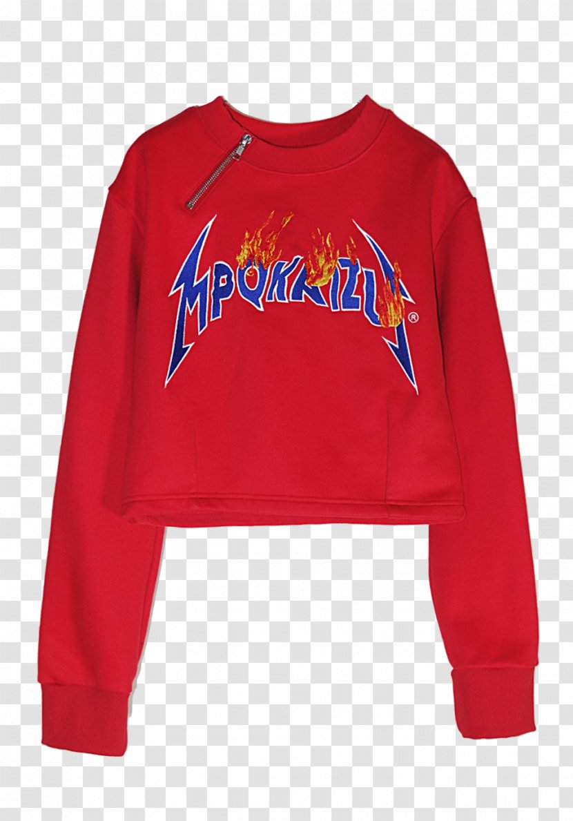 T-shirt Hoodie Sweater Crop Top - Jacket Transparent PNG