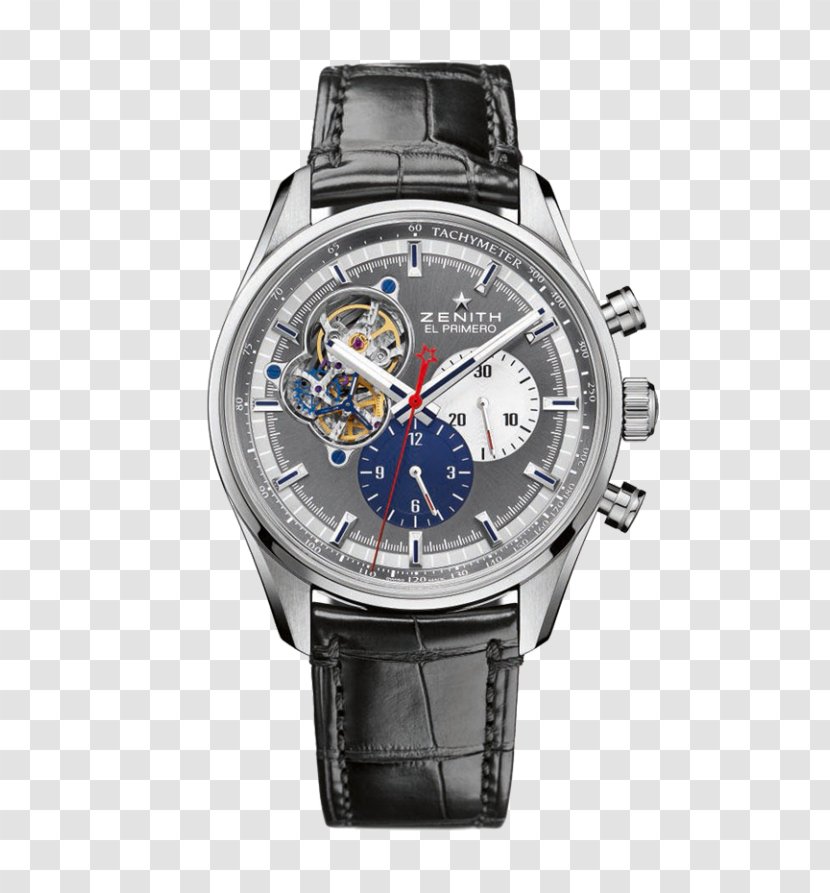 Zenith Chronograph Watch Strap - Chronometer Transparent PNG