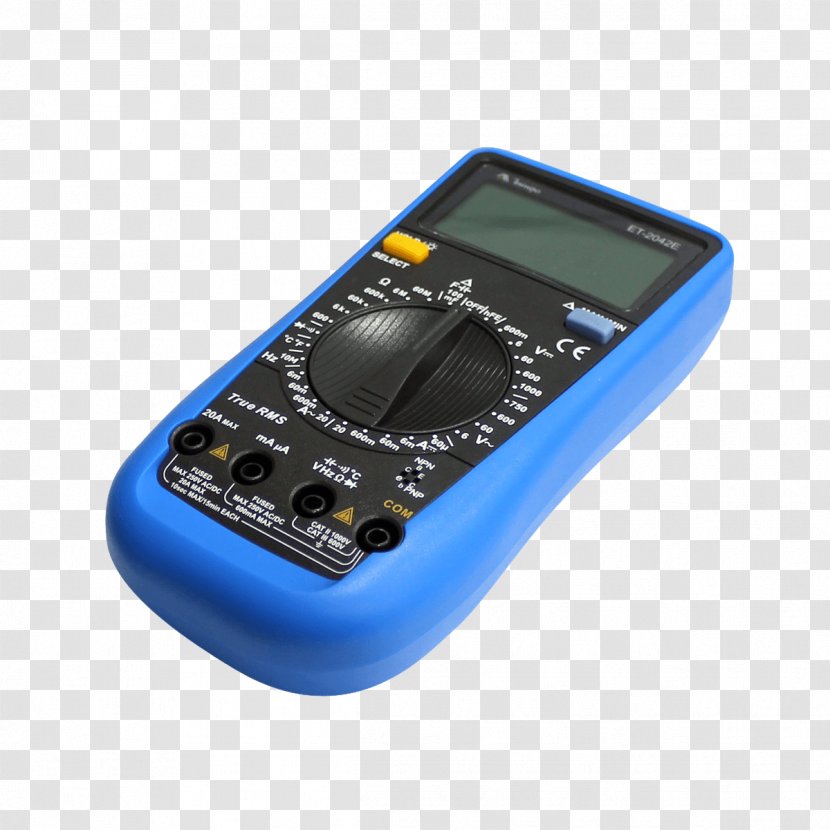 Multimeter Electronics Measurement Category True RMS Converter Digital Data - Electronic Filter - Component Transparent PNG