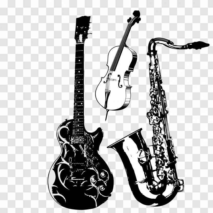 Musical Instrument Tuba French Horn Clip Art - Flower - Instruments Saxophone Transparent PNG