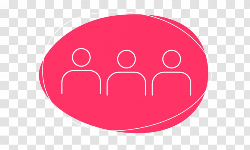 Circle Font - Pink - Presentation Program Transparent PNG