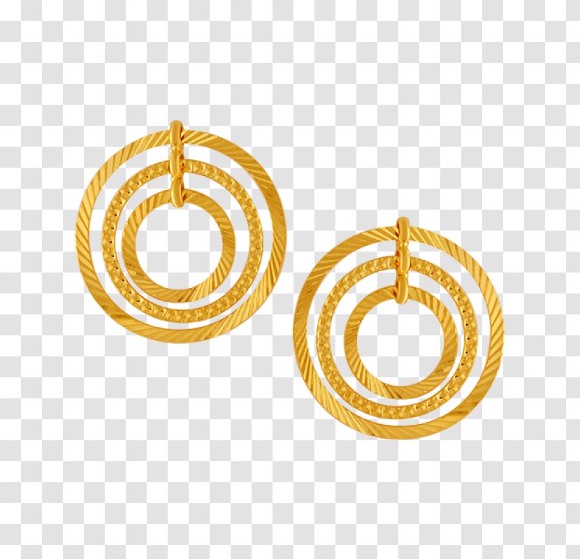 Earring Body Jewellery Colored Gold - Ornament Transparent PNG