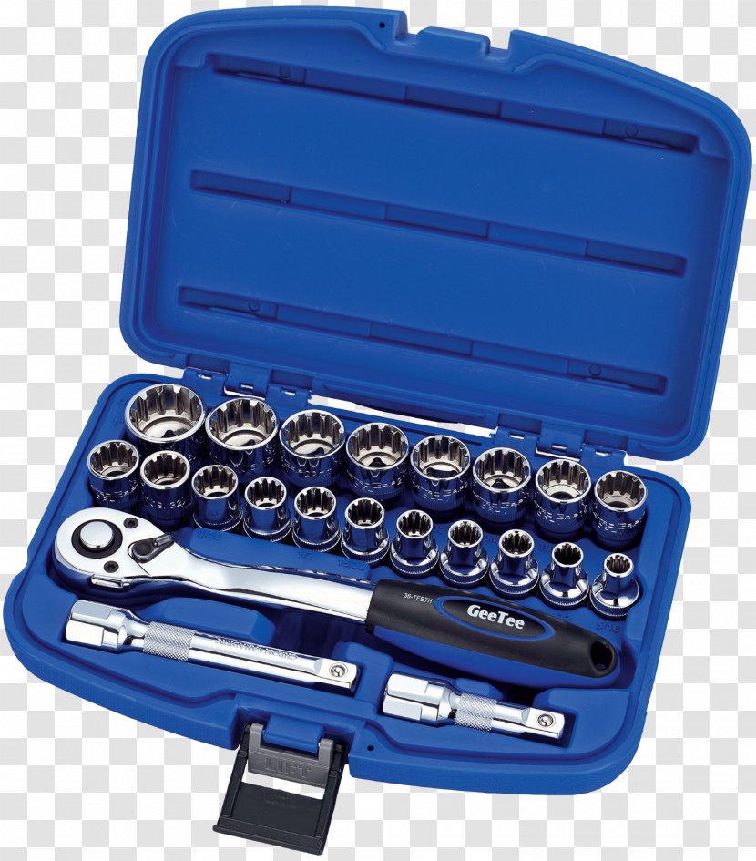 Set Tool Cobalt Blue Spanners Transparent PNG