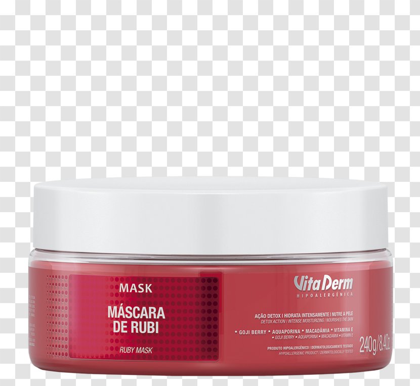 Mask Ruby Facial Clay Protein - Antioxidant Transparent PNG