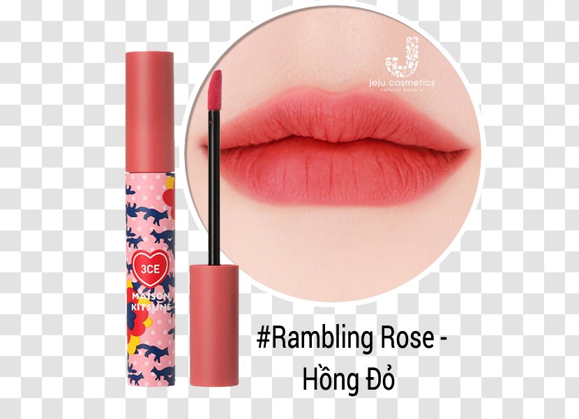 Red Kitsune Lip Stain Lipstick Color Transparent PNG