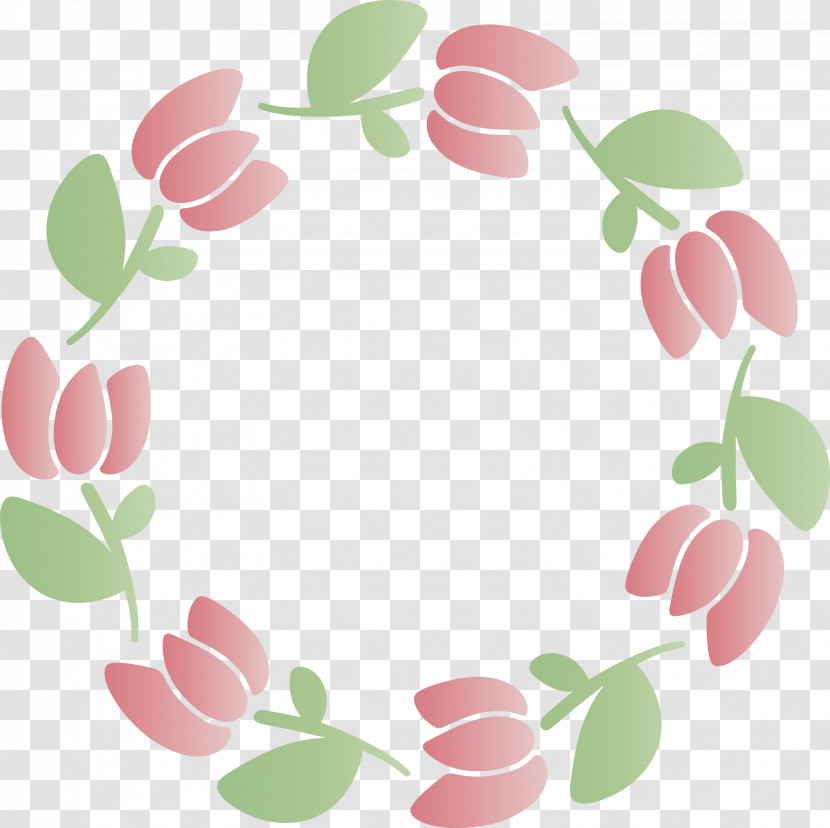 Tulip Frame Easter Frame Transparent PNG