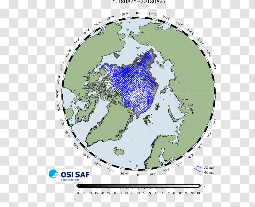 Arctic Ocean Sea Ice North Pole Drift Transparent PNG
