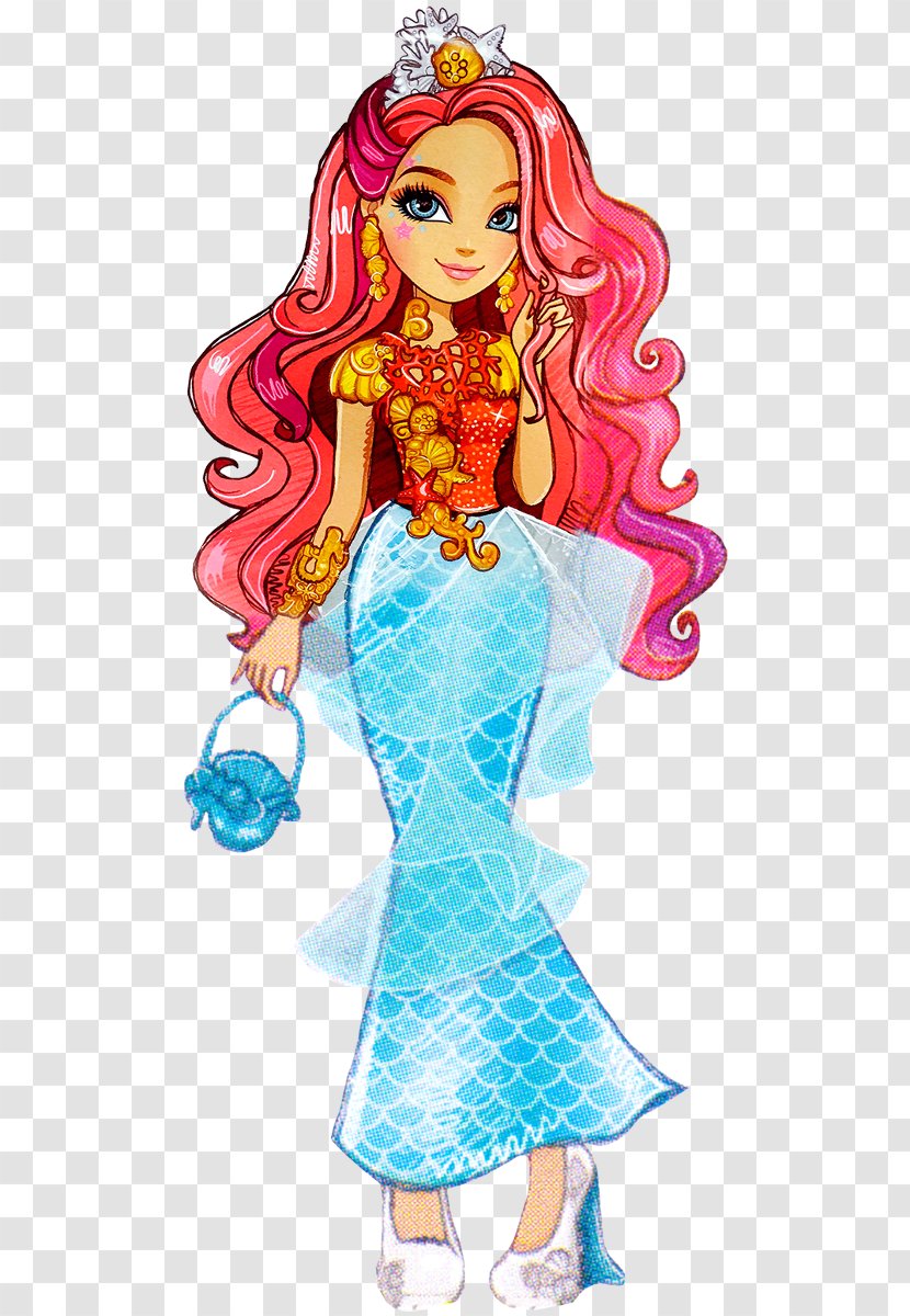 Ariel The Little Mermaid Ever After High Meeshell Doll Transparent PNG