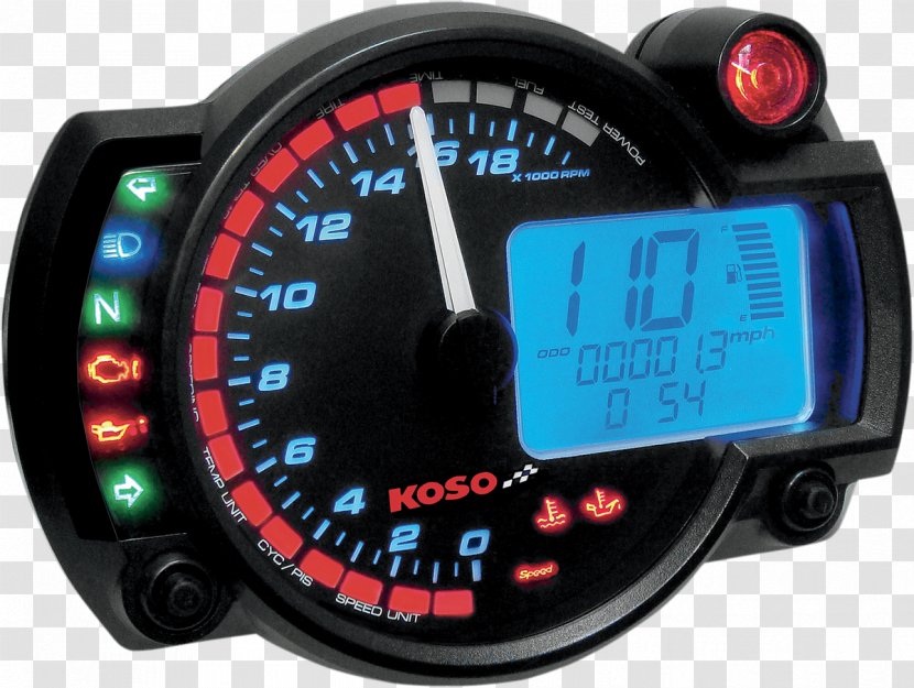 Speedometer Motorcycle Components Tachometer Scooter - Speed Sensor Transparent PNG