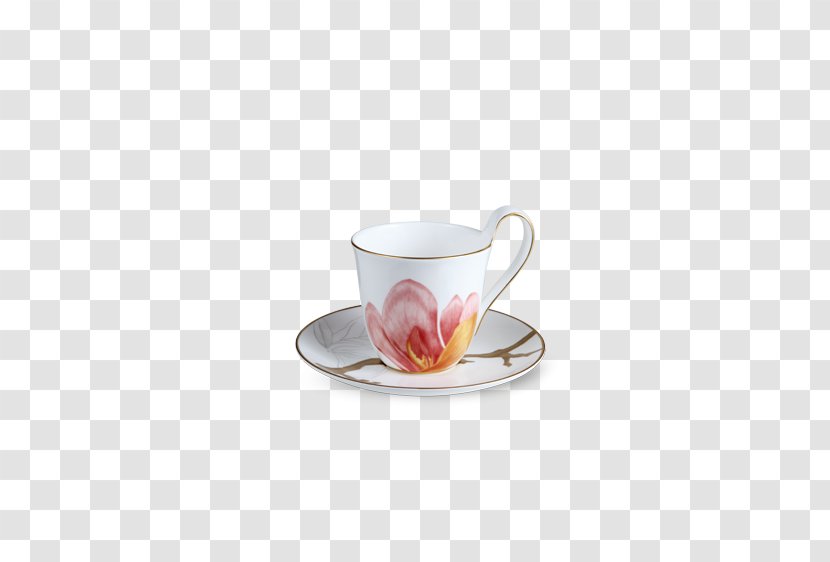 Coffee Cup Flora Danica Copenhagen Saucer Mug - Tray Transparent PNG