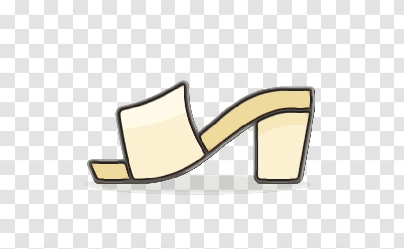 Yellow Background - Shoe - Logo High Heels Transparent PNG