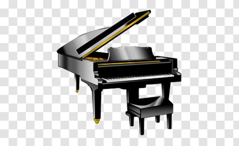 Piano Musical Keyboard Clip Art - Watercolor - Tuning Transparent PNG