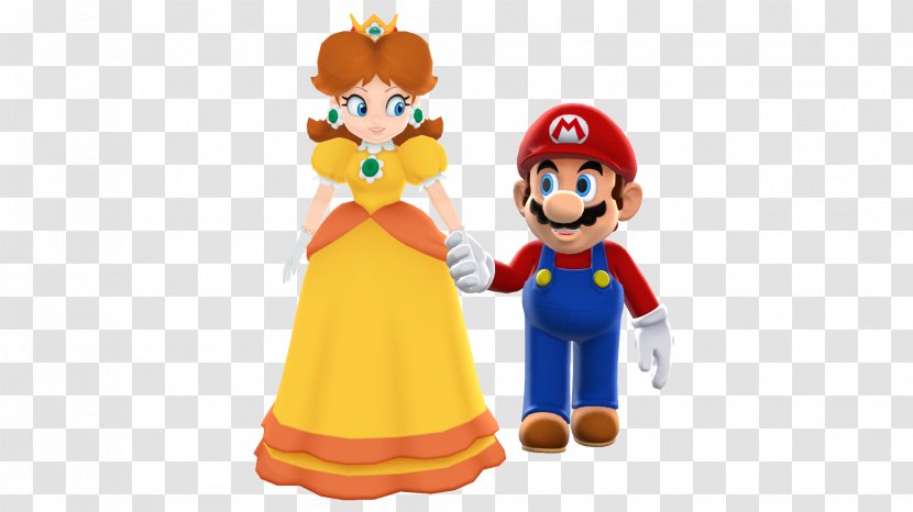 Princess Daisy Peach Super Paper Mario Luigi Transparent PNG