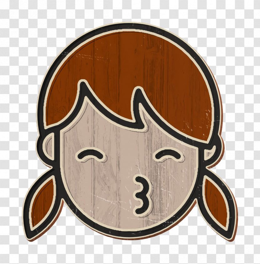 Girl Icon Kiss Icon People Icon Transparent PNG