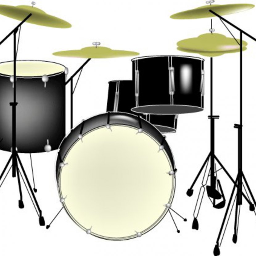 Drums Musical Instruments Ensemble - Silhouette - Drum Transparent PNG