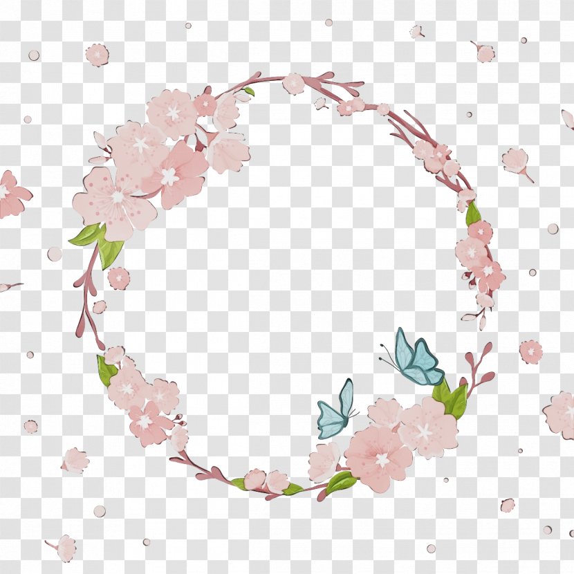 Wedding Floral Background - Wreath - Heart Plant Transparent PNG