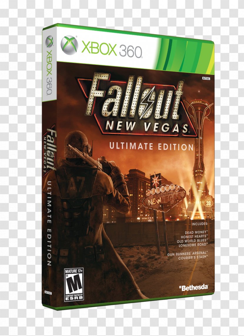 Fallout: New Vegas Xbox 360 Fallout 3 4 Castlevania: Lords Of Shadow - Bethesda Softworks Transparent PNG