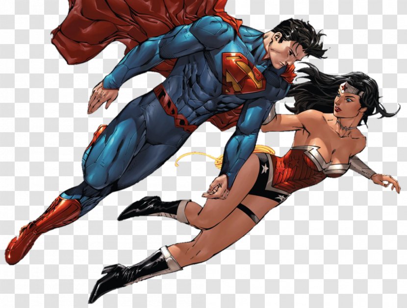 Wonder Woman Superman Faora Lois Lane Batman - Captain America - Cartoon Cool Man Transparent PNG
