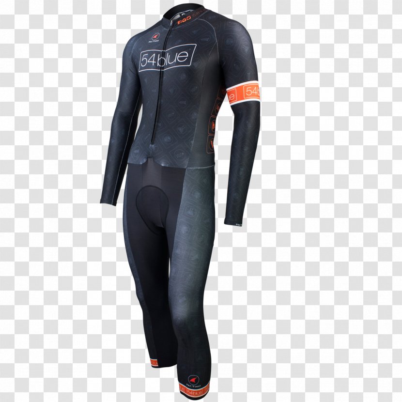 Wetsuit Cycling Cyclo-cross Bicycle Triathlon - Dry Suit Transparent PNG