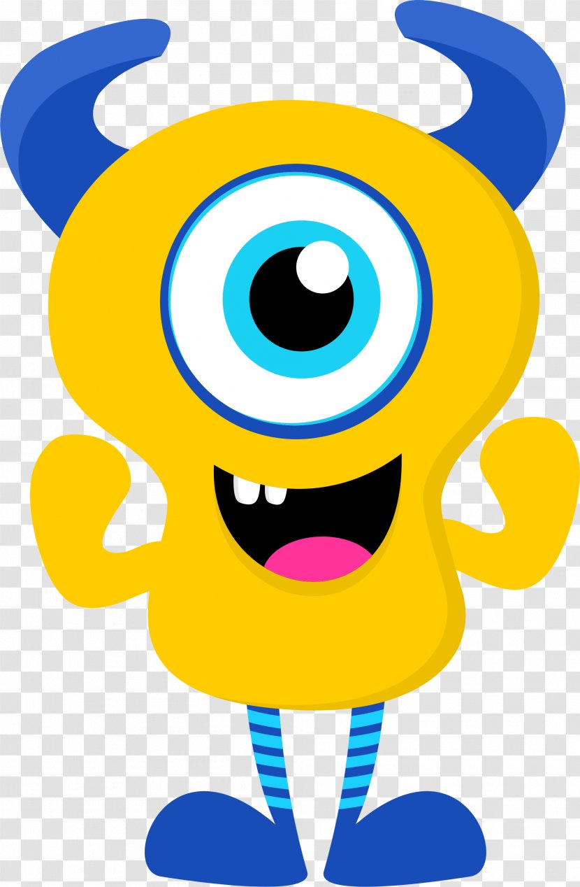 Monster Animation Drawing Clip Art - Smiley - Clipart Transparent PNG