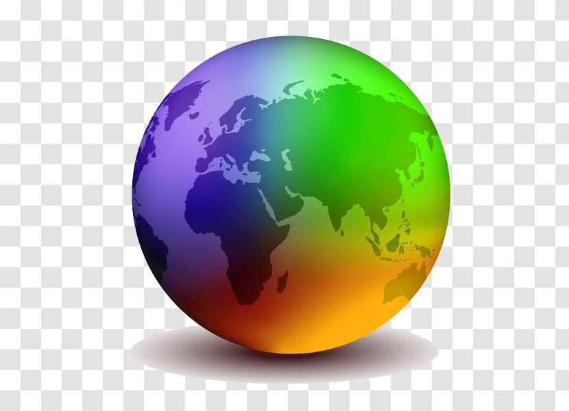 Globe Earth World Map - Shutterstock Transparent PNG
