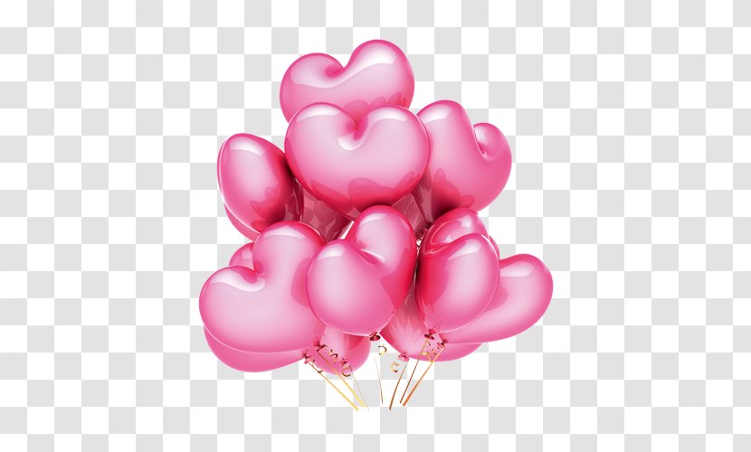 Balloon Birthday Heart Party Anniversary - Creative Valentine's Day Transparent PNG
