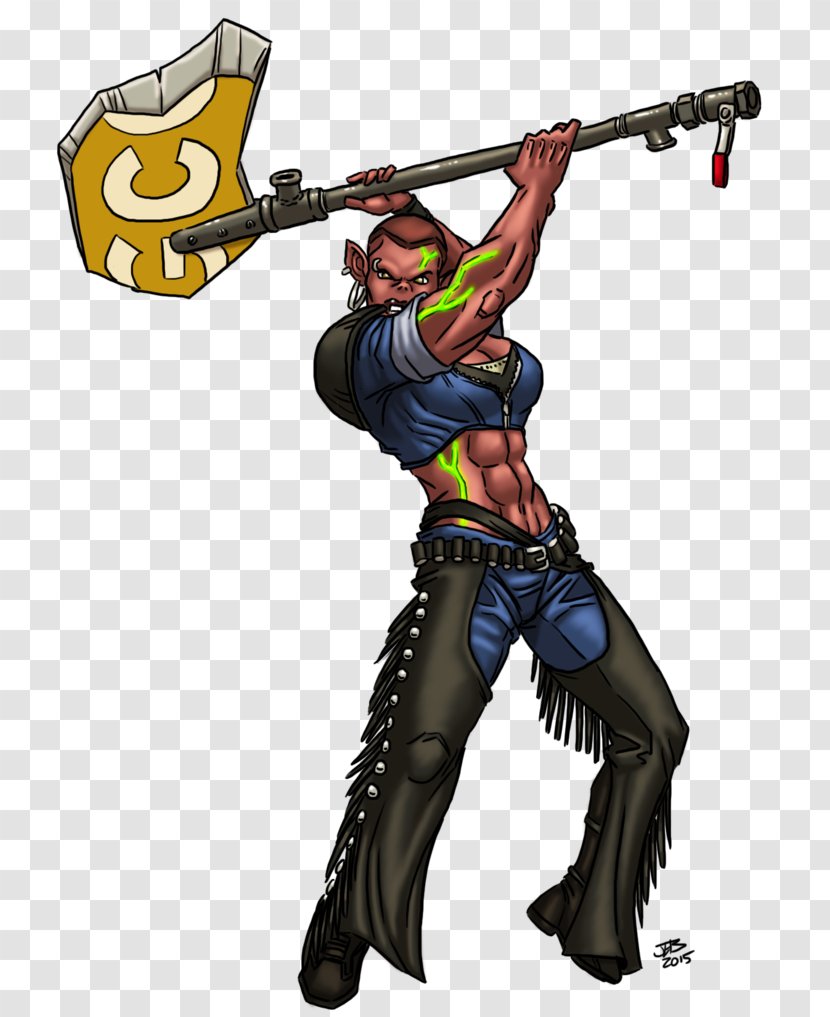 DeviantArt Role-playing Game Superhero - Fictional Character - Barbarian Axe Drawing Transparent PNG