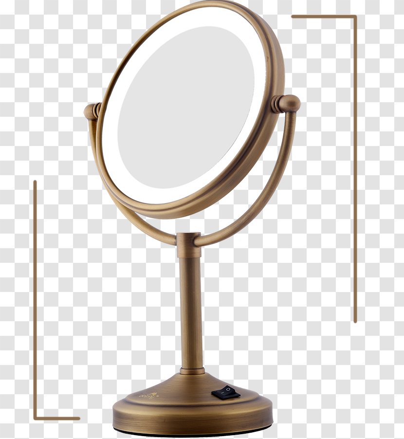 Cosmetics - Brass - Makeup Mirror Transparent PNG