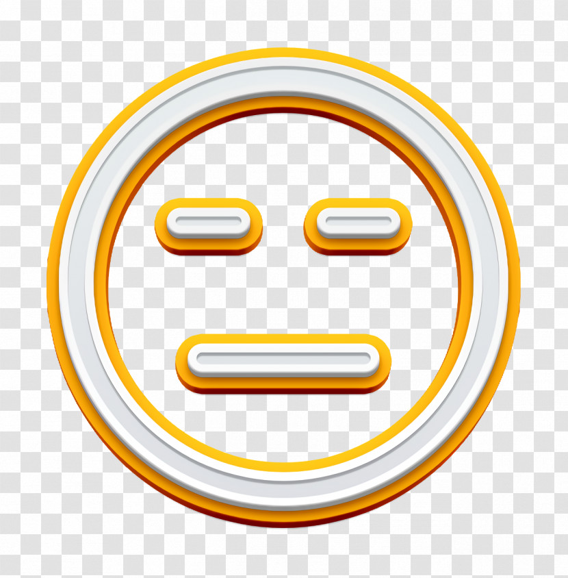 Emotions Rounded Icon Emoticon Square Face With Closed Eyes And Mouth Of Straight Lines Icon Face Icon Transparent PNG
