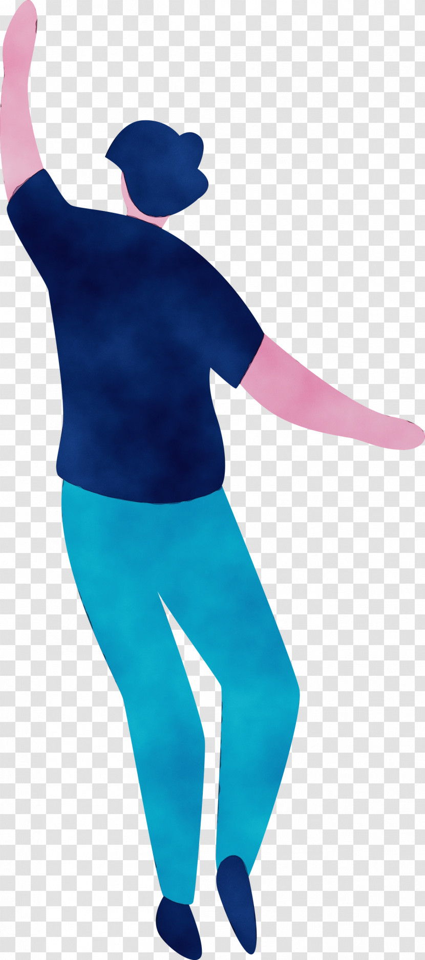 Blue Clothing Turquoise Standing Leggings Transparent PNG