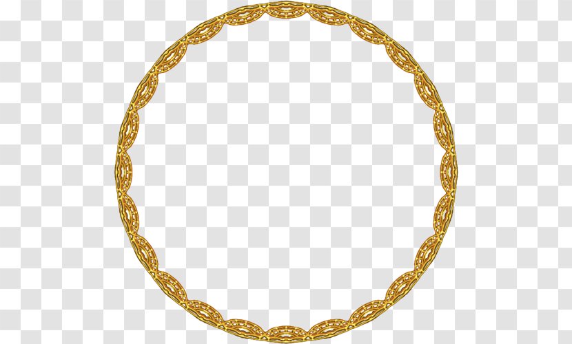 Bracelet Earring Jewellery Necklace Gold - Cadre Doré Transparent PNG