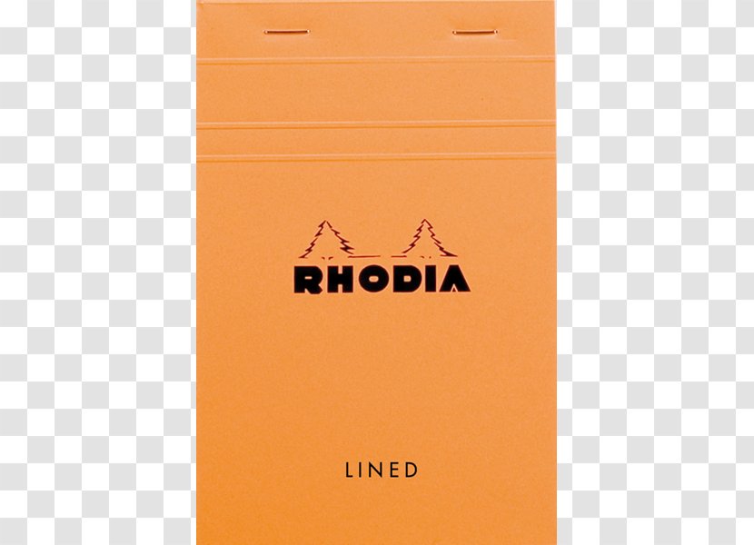 Standard Paper Size Clairefontaine-Rhodia Notebook Orange - Clairefontainerhodia Transparent PNG