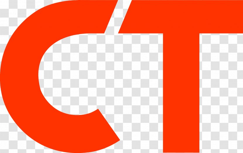 Logo CT Television Channel Jack City - Cable - Orange Lines Transparent PNG