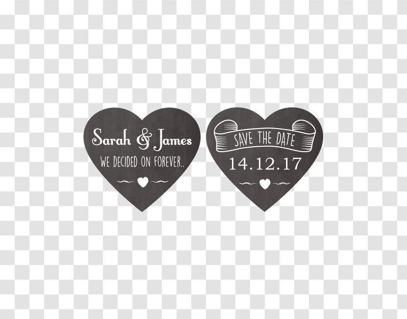 Product Font Heart Chalk Save The Date - Text Transparent PNG