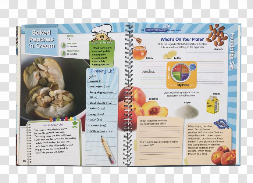 Recipe Curious Chef Cooking Cookbook Transparent PNG