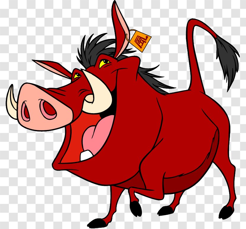 Timon And Pumbaa Simba Mufasa The Lion King - Wing - Cartoon Tounge Transparent PNG